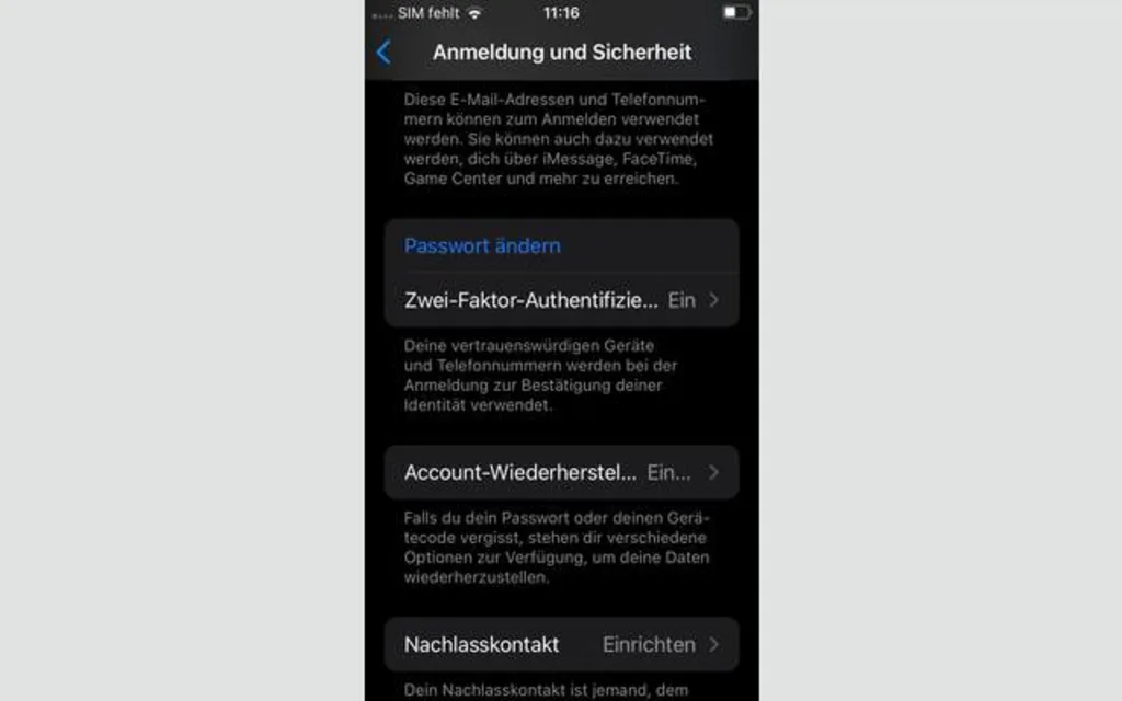 Zwei-Faktor-Authentifizierung