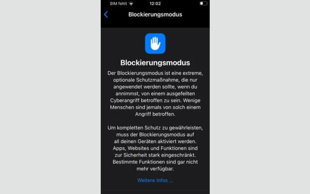 Blockierungsmodus aktivieren bei Verdacht auf Ransomware-Angriff