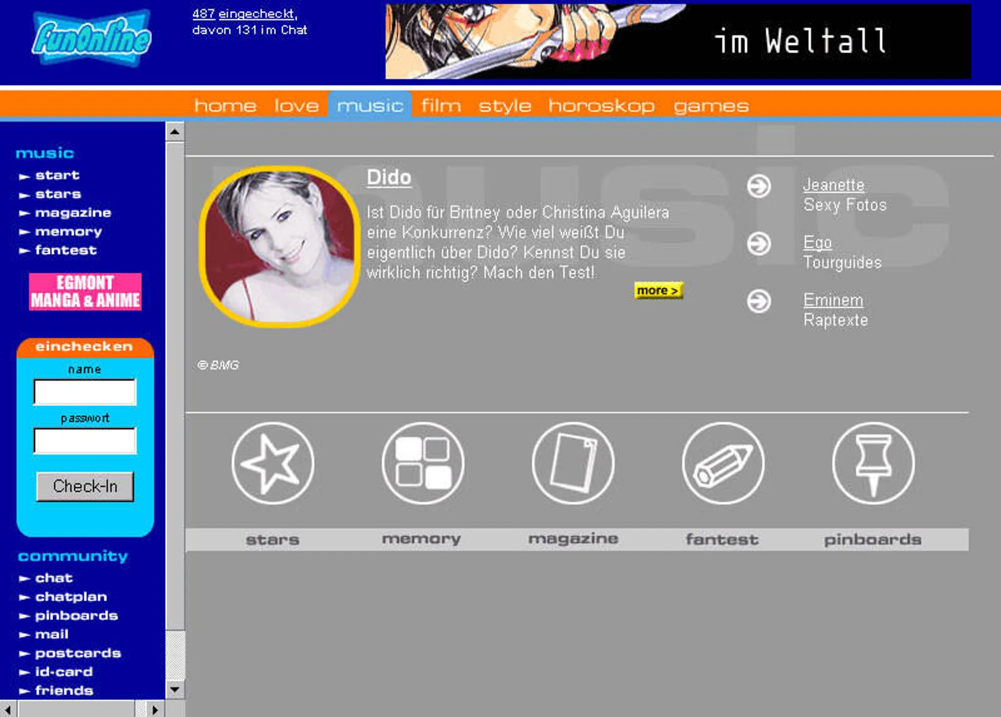 Screenshots Tune-In-App