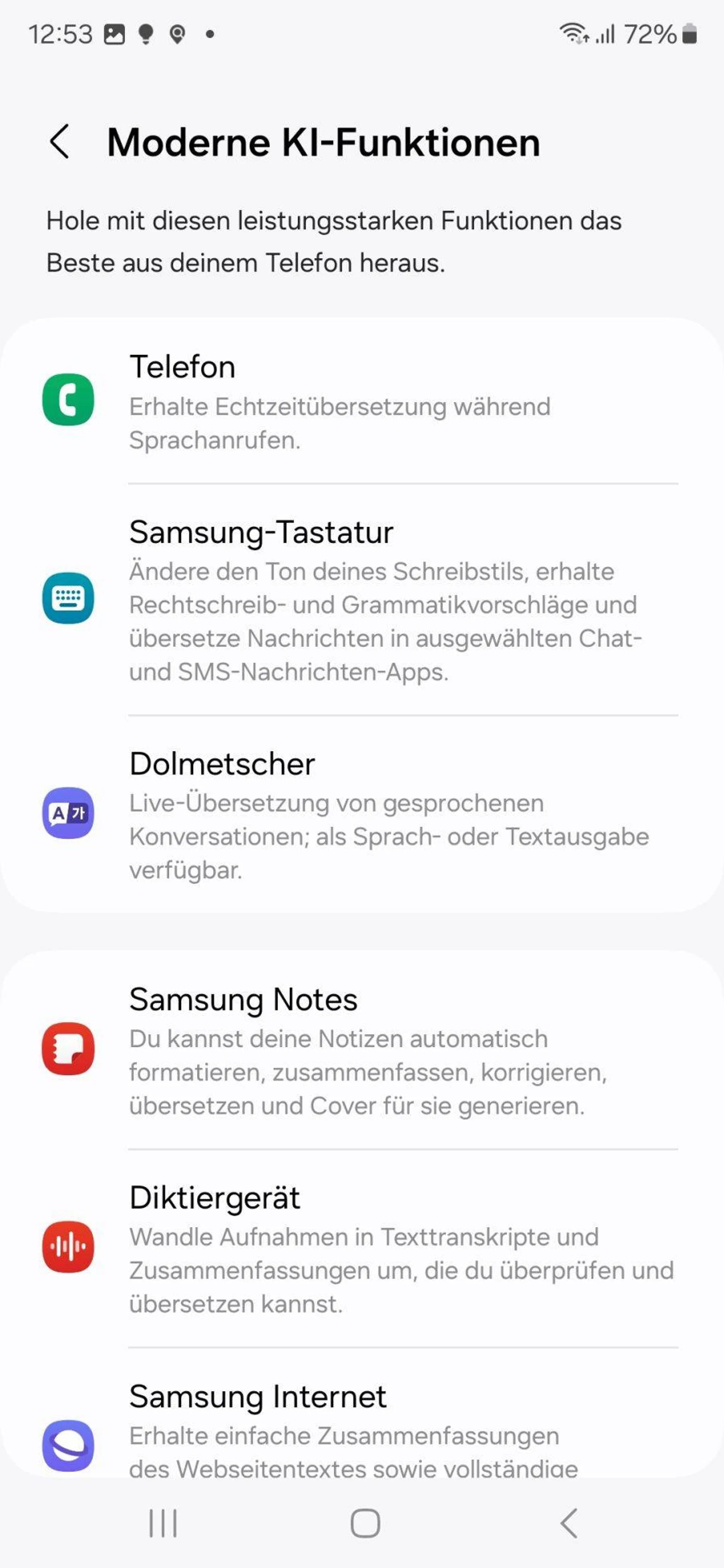 Screenshots Tune-In-App