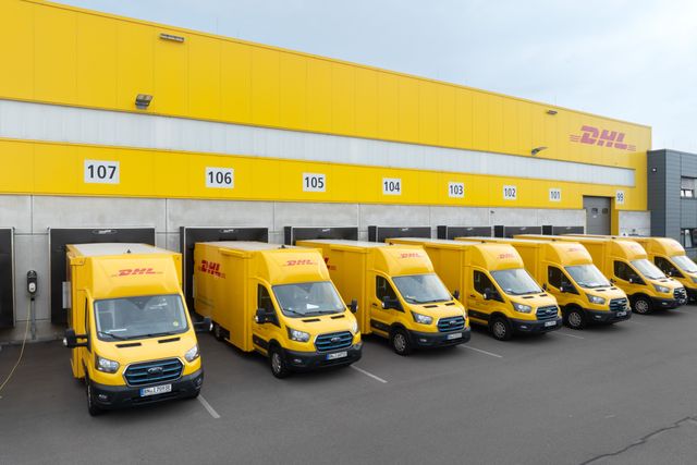 DHL-Fahrzeuge
