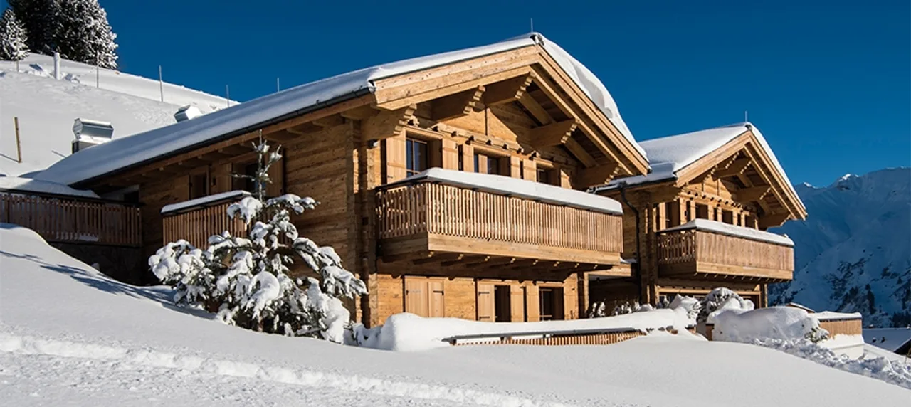 Chalet Mimi in Oberlech am Arlberg bei Schnee im Winter.