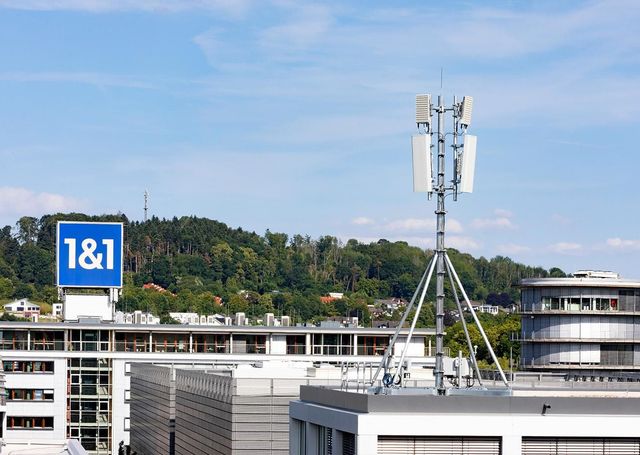 5G-Mobilfunkantenne bei 1&1