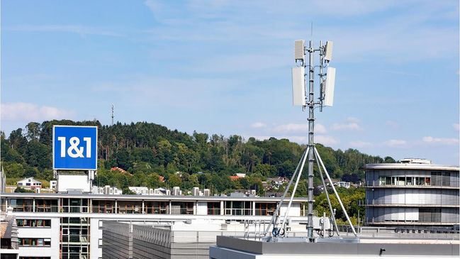 5G-Mobilfunkantenne bei 1&1