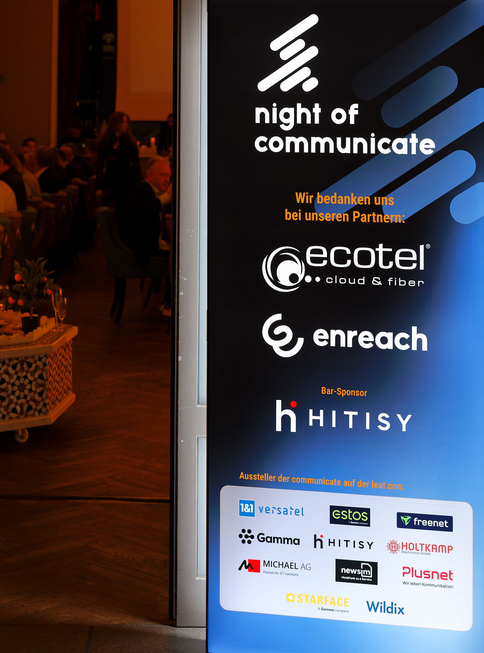 Sponsoren Enreach, ecotel und Hitisy 