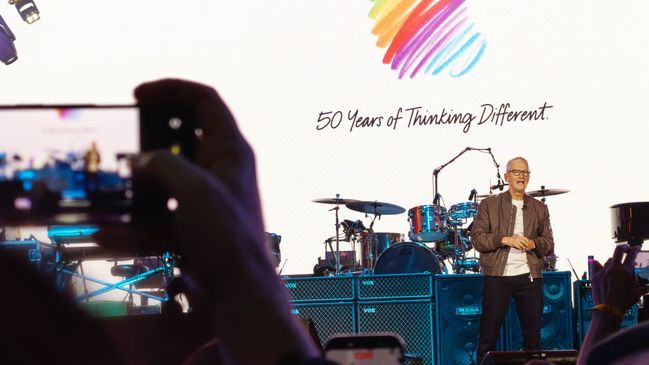 Tim Cook in Cupertino