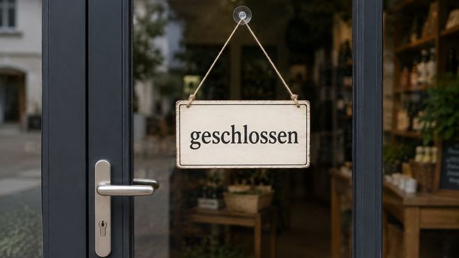 Geschlossener Laden
