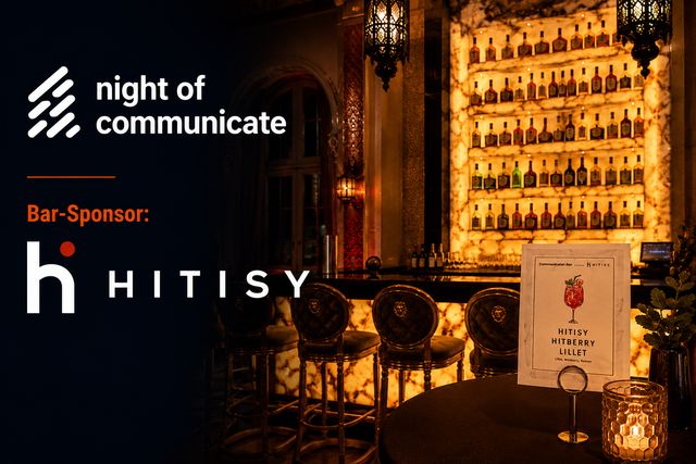 Hitisy wird Bar-Sponsor der night of communicate
