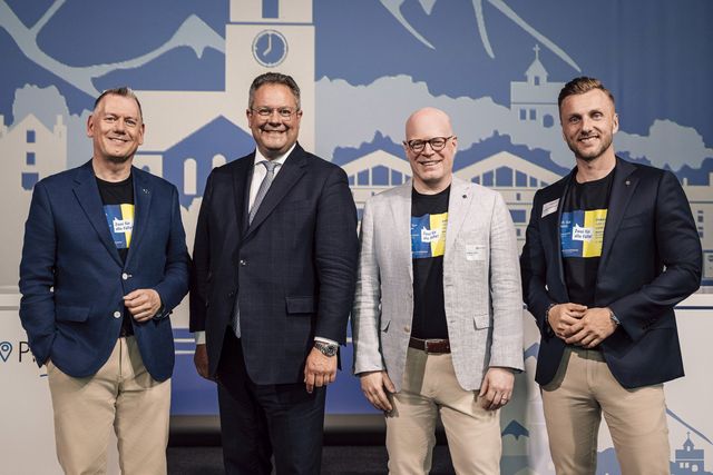 Thilo Dröge, Patrick Döring, Maurice Jöhler und Konstantin Scheiermann