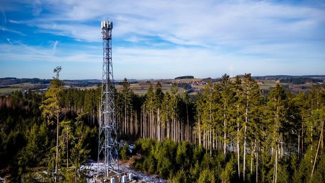 5G-Antenne von O2 in Gefrees