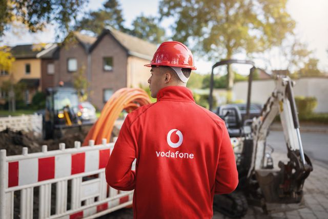 Glasfaserausbau bei Vodafone