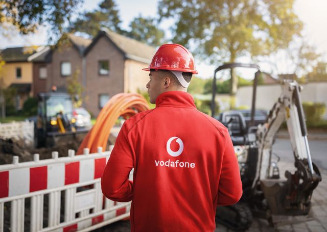 Glasfaserausbau bei Vodafone