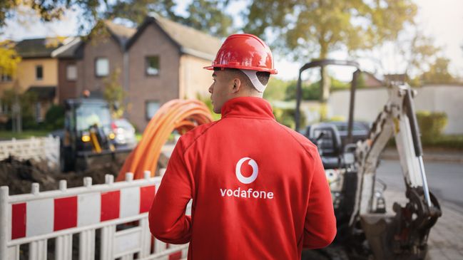 Glasfaserausbau bei Vodafone