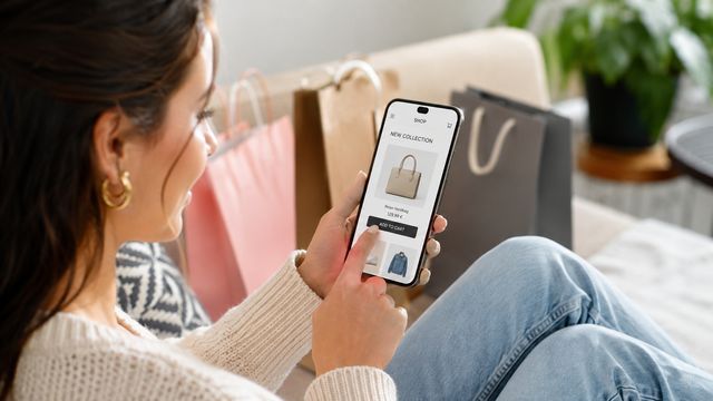 Shopping auf dem Smartphone