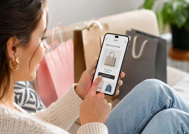 Shopping auf dem Smartphone