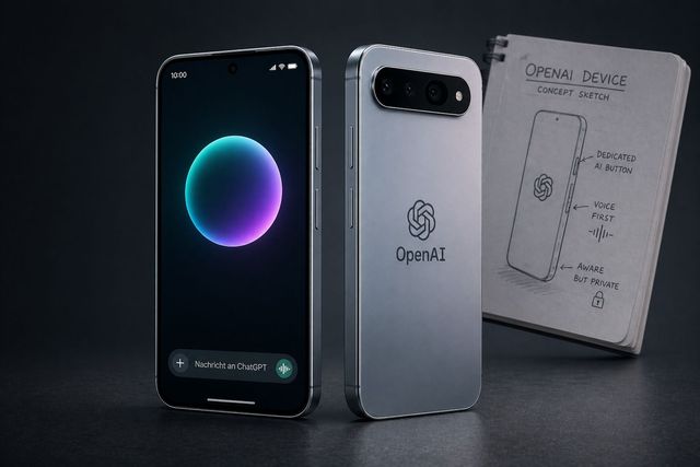 Gerüchte über revolutionäres KI-Smartphone von OpenAI