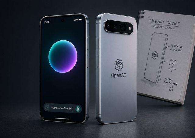 Gerüchte über revolutionäres KI-Smartphone von OpenAI