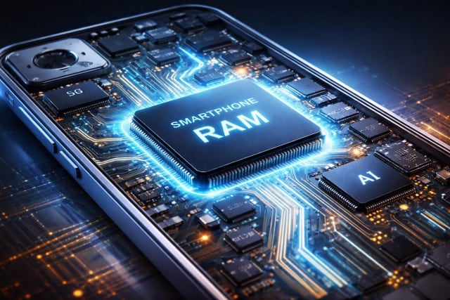 Speicherchip im Smartphone