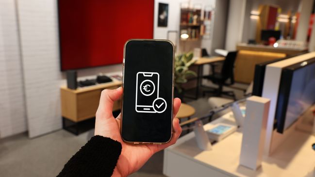 Payment per Vodafone-Smartphone