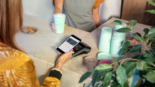 Smartphone am PoS