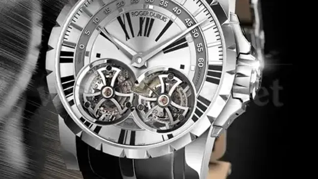 Excalibur Double Tourbillon RD01 Platine