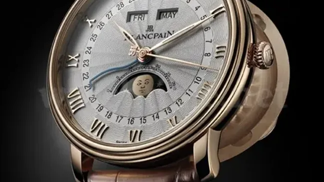 Villeret Phase de Lune Demi-Savonnette 