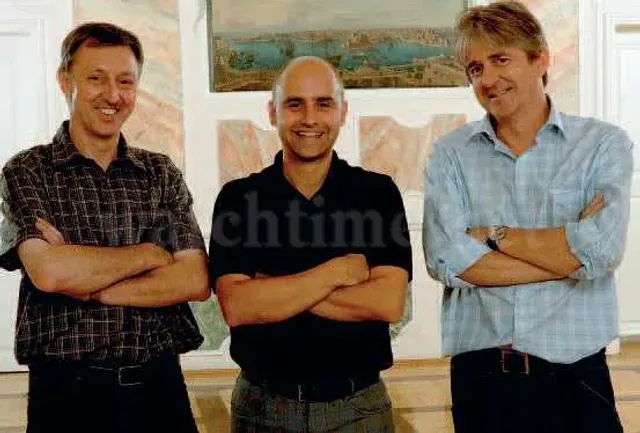 Grieb & Benzinger: Hermann Grieb, Georg Bartkowiak und Jochen Benzinger (von links).