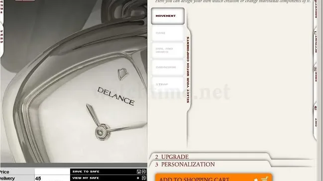 Uhrenkonfigurator von Delance