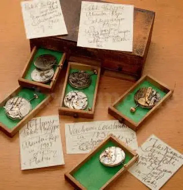 In Uhren von Grieb&Benzinger ticken nur exklusive Werke von 1890 bis 1930