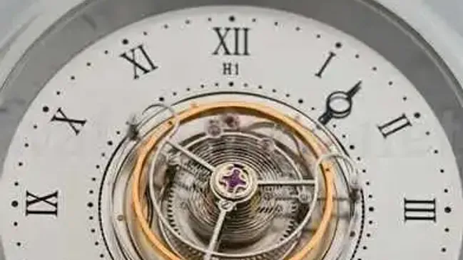 Haldimanns erste Armbanduhr: die H1 mit Zentraltourbillon