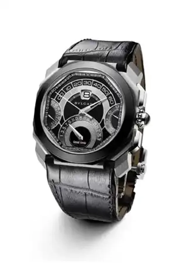 Springend und rückspringend: der Octo Quadri-Retro Chronograph von Bulgari