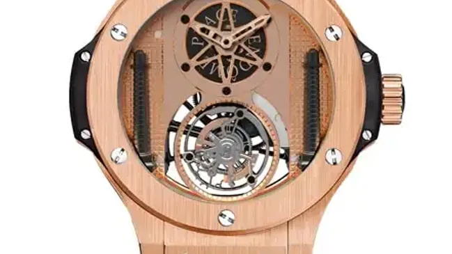 Die zwei Säulen auf dem Zifferblatt des Tourbillon Vendôme stehen für zwei Jahrhunderte Triumphsäule