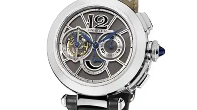 Der neue Pasha Tourbillonchronograph mit acht Tagen Gangautonomie