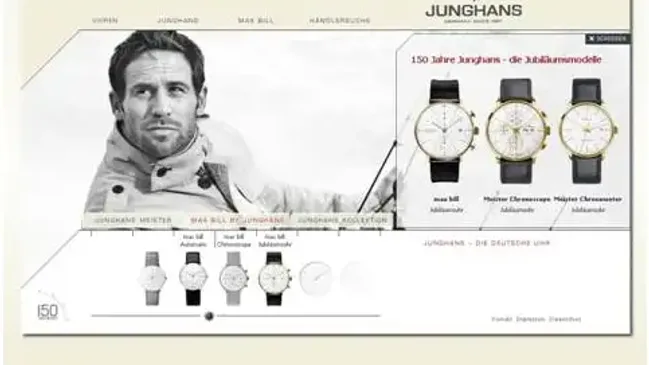 Die neue Website von Junghans