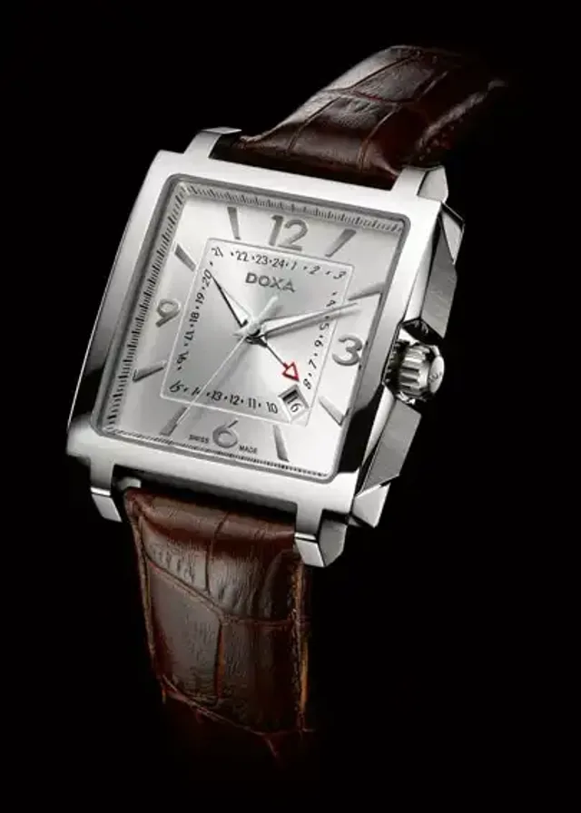 Die Quadro II GMT von Doxa