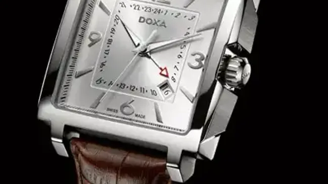 Die Quadro II GMT von Doxa