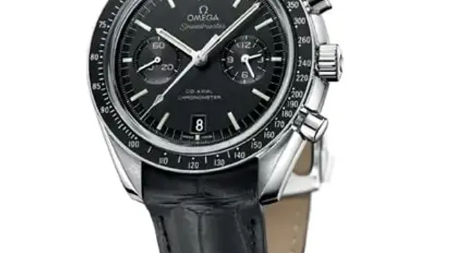 Zwei Totalisatoren anstelle der gewohnten drei kennzeichnen den Speedmaster Co-Axial Chronograph