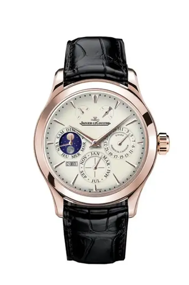 Ausdauernd: Der Master verbindet einen ewigen Kalender mit acht Tagen Gangreserve.