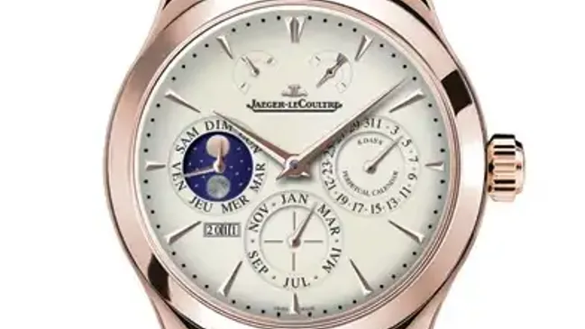 Ausdauernd: Der Master verbindet einen ewigen Kalender mit acht Tagen Gangreserve.