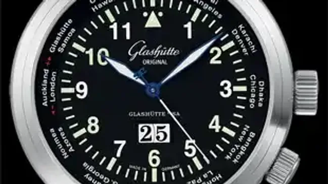 Fliegeruhr Navigator Worldview von Glashütte Original