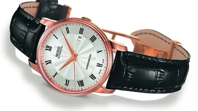 Die neue Baroncelli III von Mido ergänzt ihre Modellfamilie als Roségold-Version