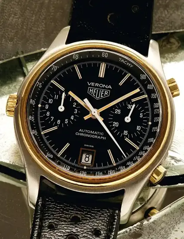 Uhrenmodell_Verona_Heuer_vergoldet