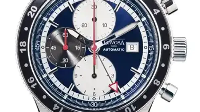 Für Vielflieger geeignet: der World Traveller Chronograph von Davosa