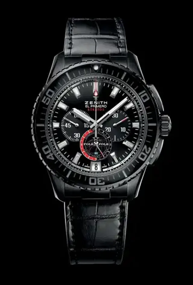 Expeditionsuhr: die Zenith El Primero Stratos Flyback Pole 2 Pole