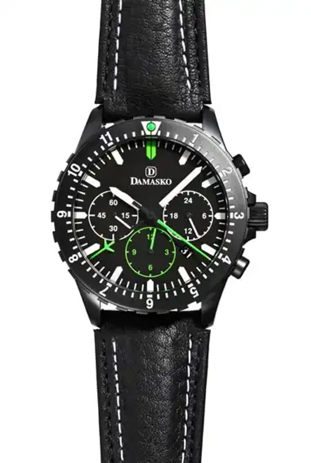 Mit Minutenstoppzeiger aus der Mitte: der Damasko DC 86 Chrono