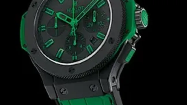 Knallig: die Big Bang All Black Green von Hublot