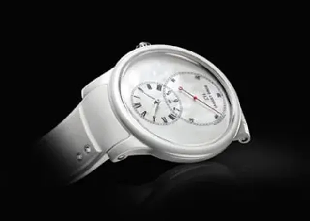 Schlicht in Weiß: die Grande Seconde Céramique Nacre von Jaquet Droz