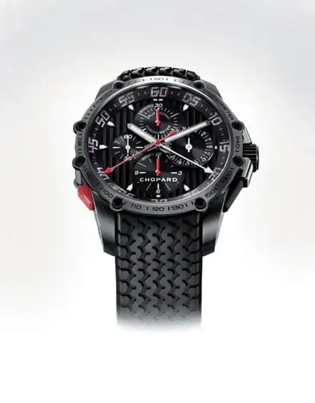 Im Rennagen-Look: der Classic Racing Superfast Split Second Chronograph von Chopard