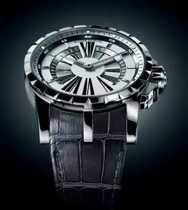 Herrschaftlich: die Excalibur bi-retrograd springendes Datum von Roger Dubuis