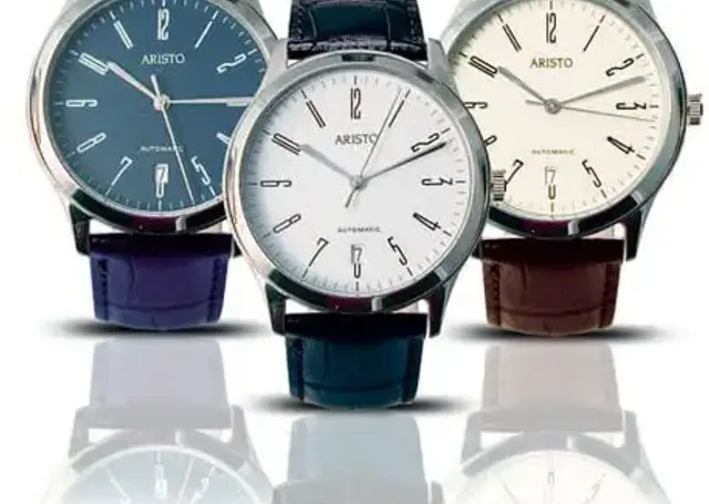 Das Uhrenmodell Dessau von Aristo gibt es in drei Farbvarianten